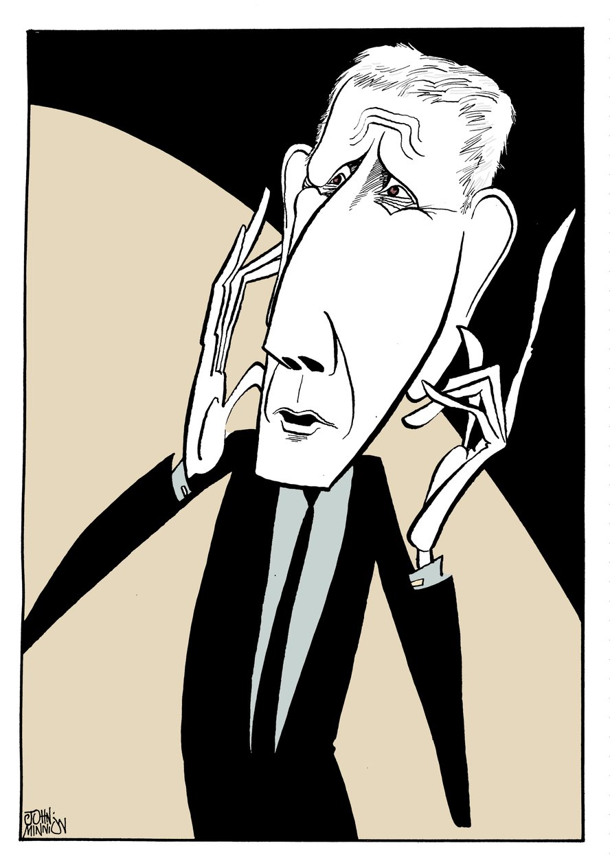 Jonathan Miller - caricatures - John Minnion