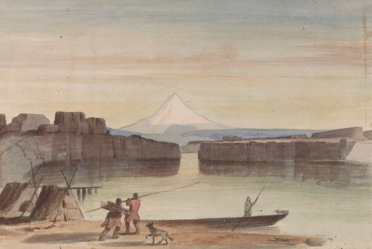 Les Dalles du mont Columbia, vues vers l’ouest - John Mix Stanley