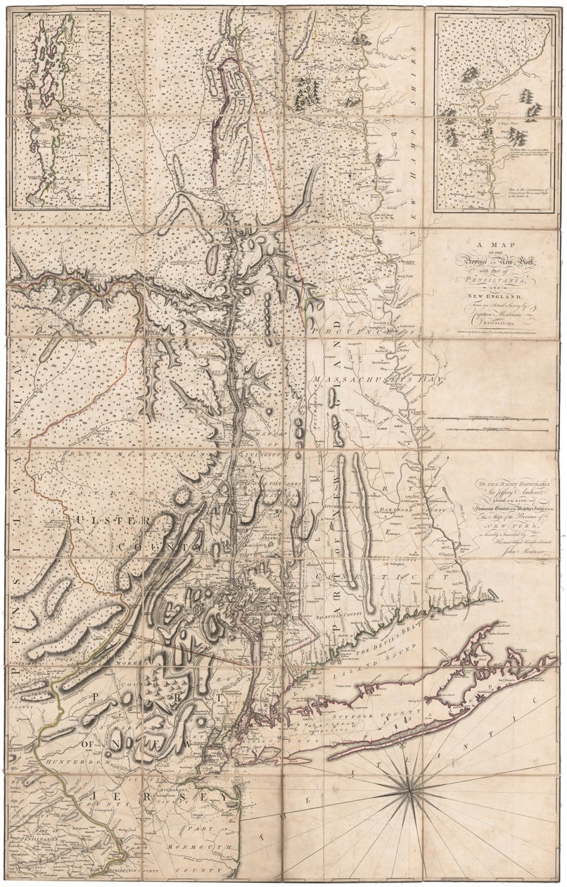 Carte de New York par Montresor - John Montresor