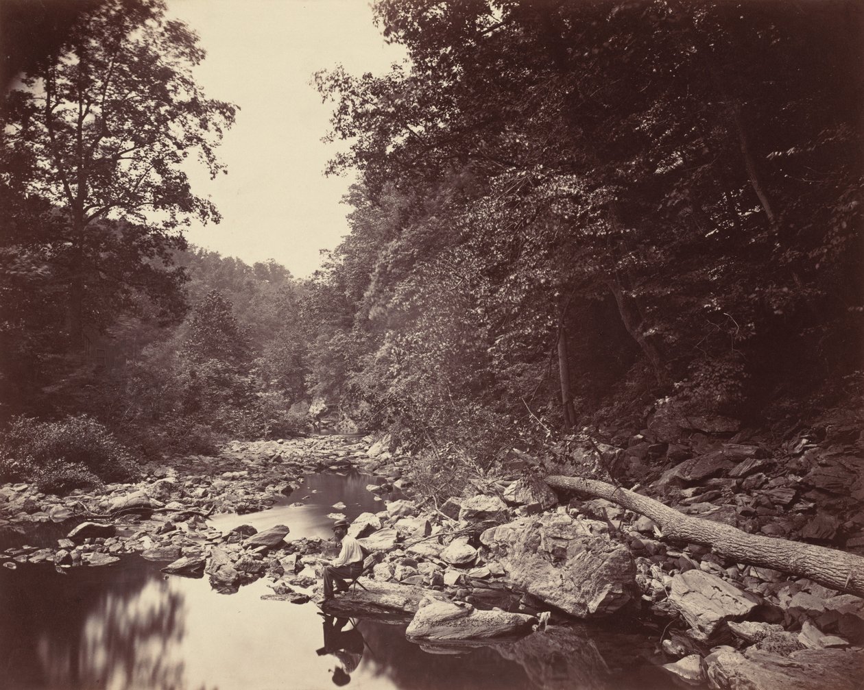 Le ruisseau Wissahickon près de Philadelphie - John Moran