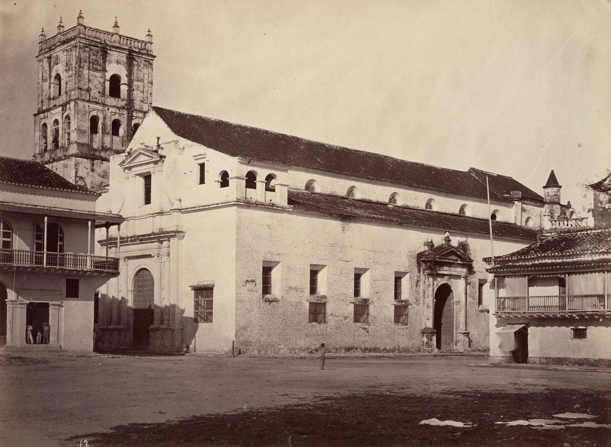 Paysage tropical, cathédrale, Carthagène, 1871 - John Moran