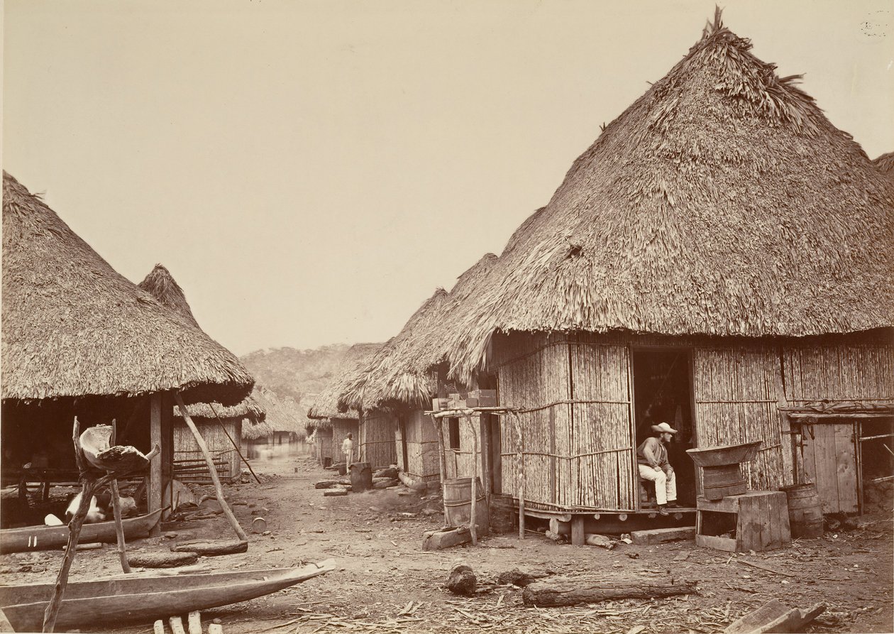 Paysage tropical, rue, Chipigana - John Moran