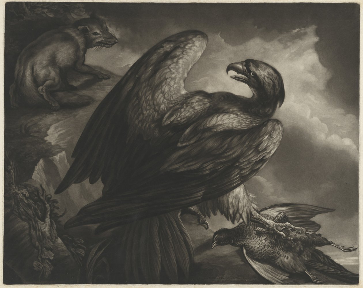 Aigle et renard - John Murphy after James Northcote
