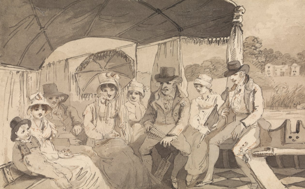 Dans le bateau de M. Barnard, Kingston - John Nixon