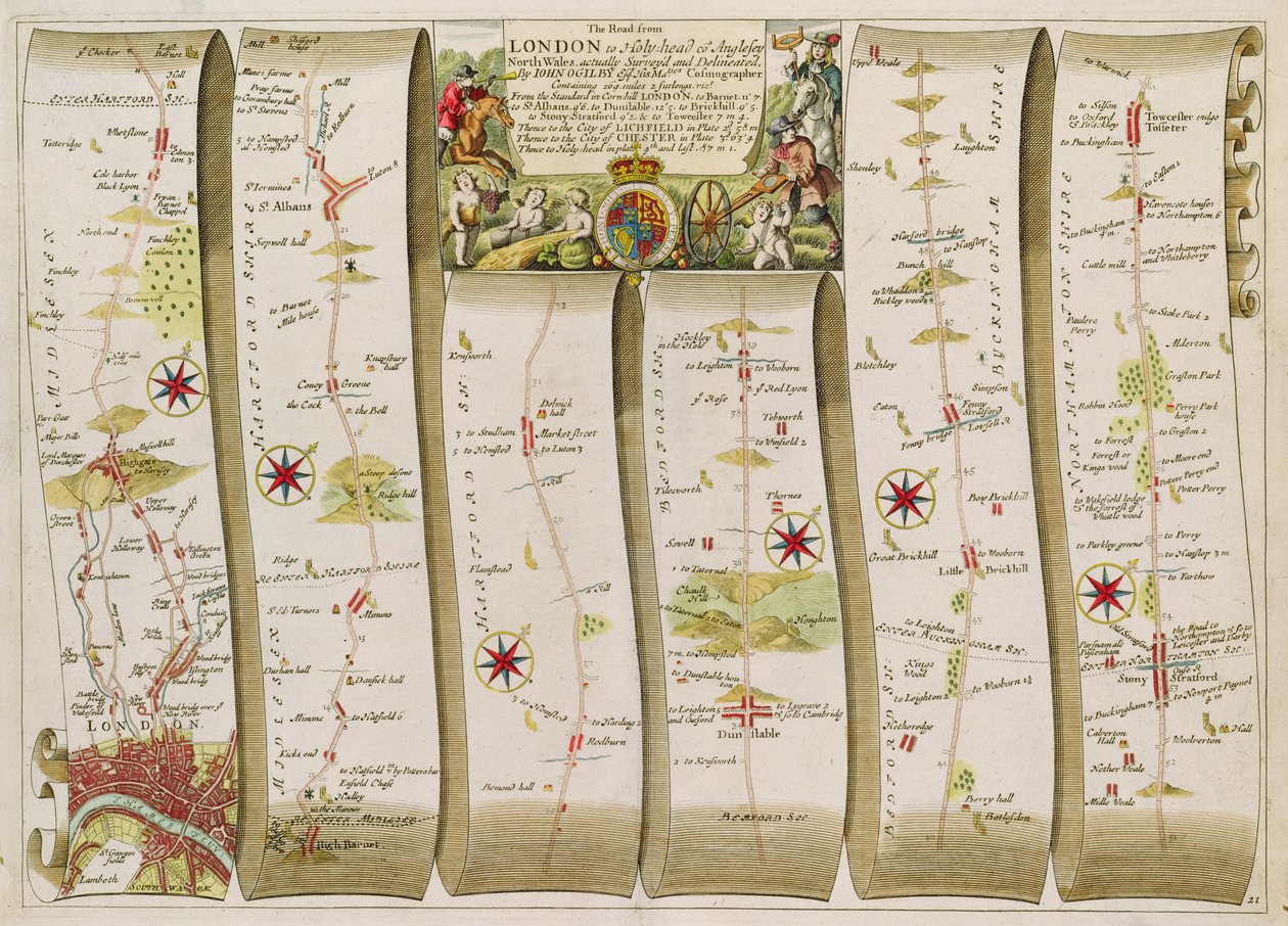 La route de Londres à Holy-Head - John Ogilby