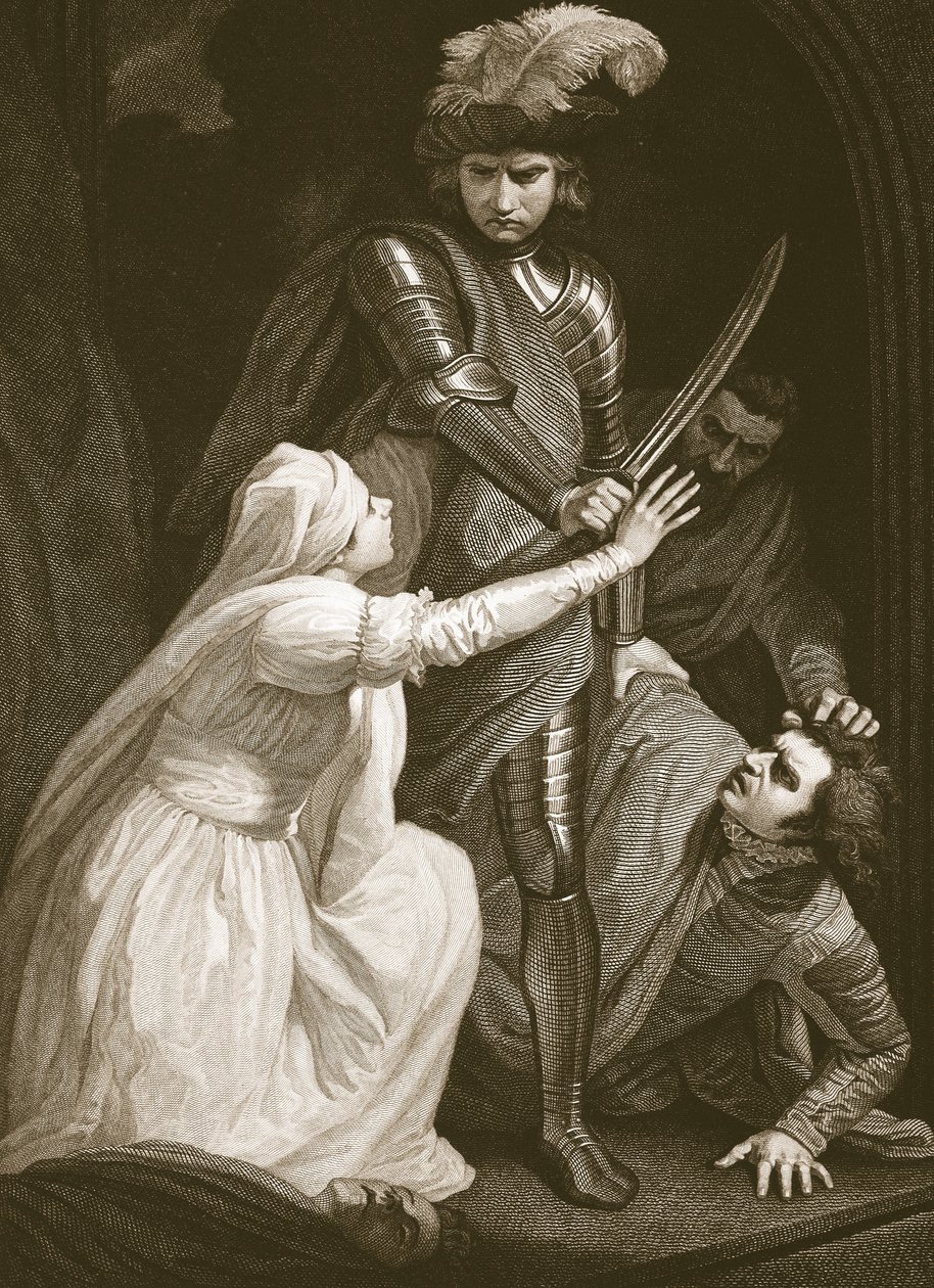 La capture de Mortimer, gravé par J. Fittler, illustration de 