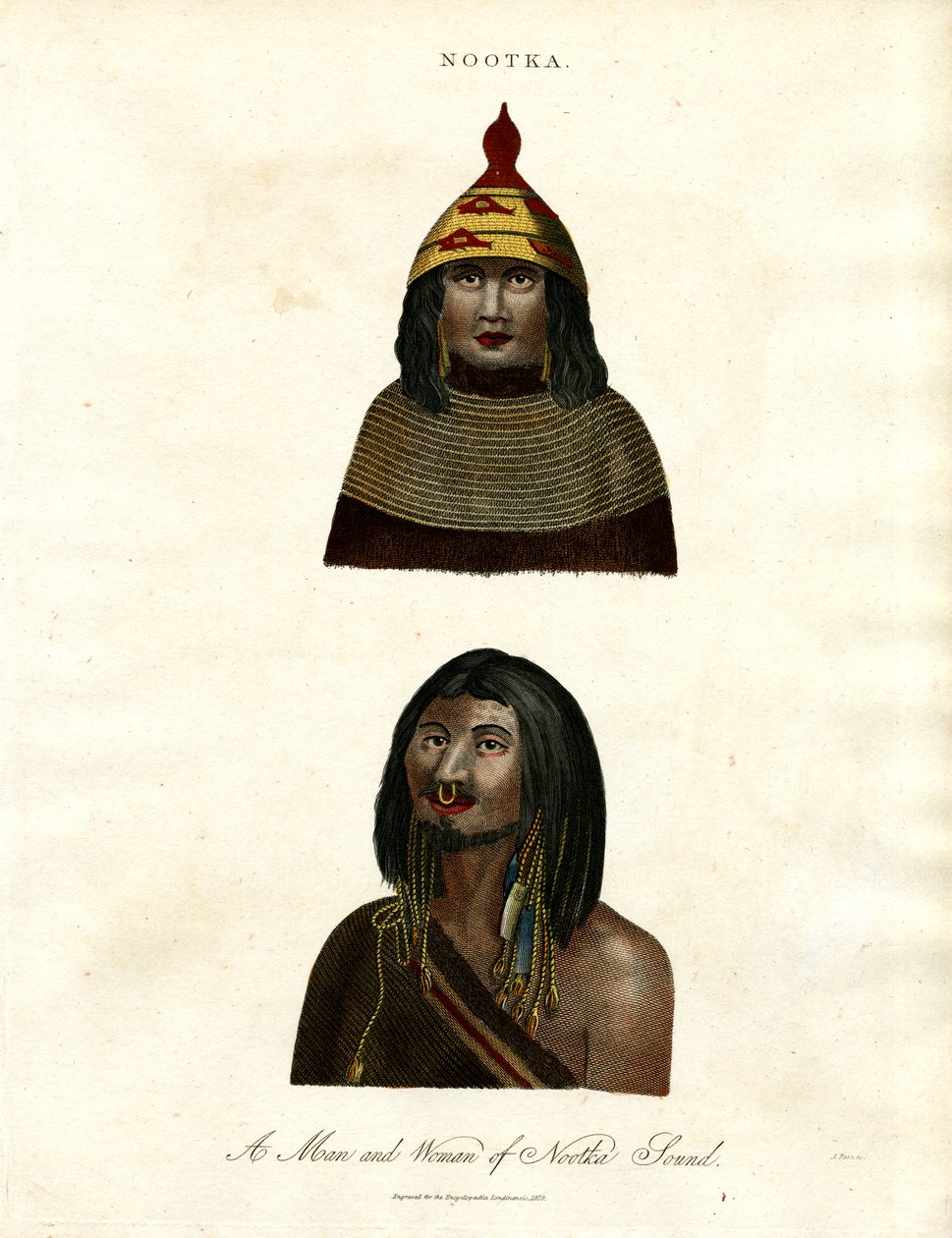 Un homme et une femme de Nootka Sound - John Pass