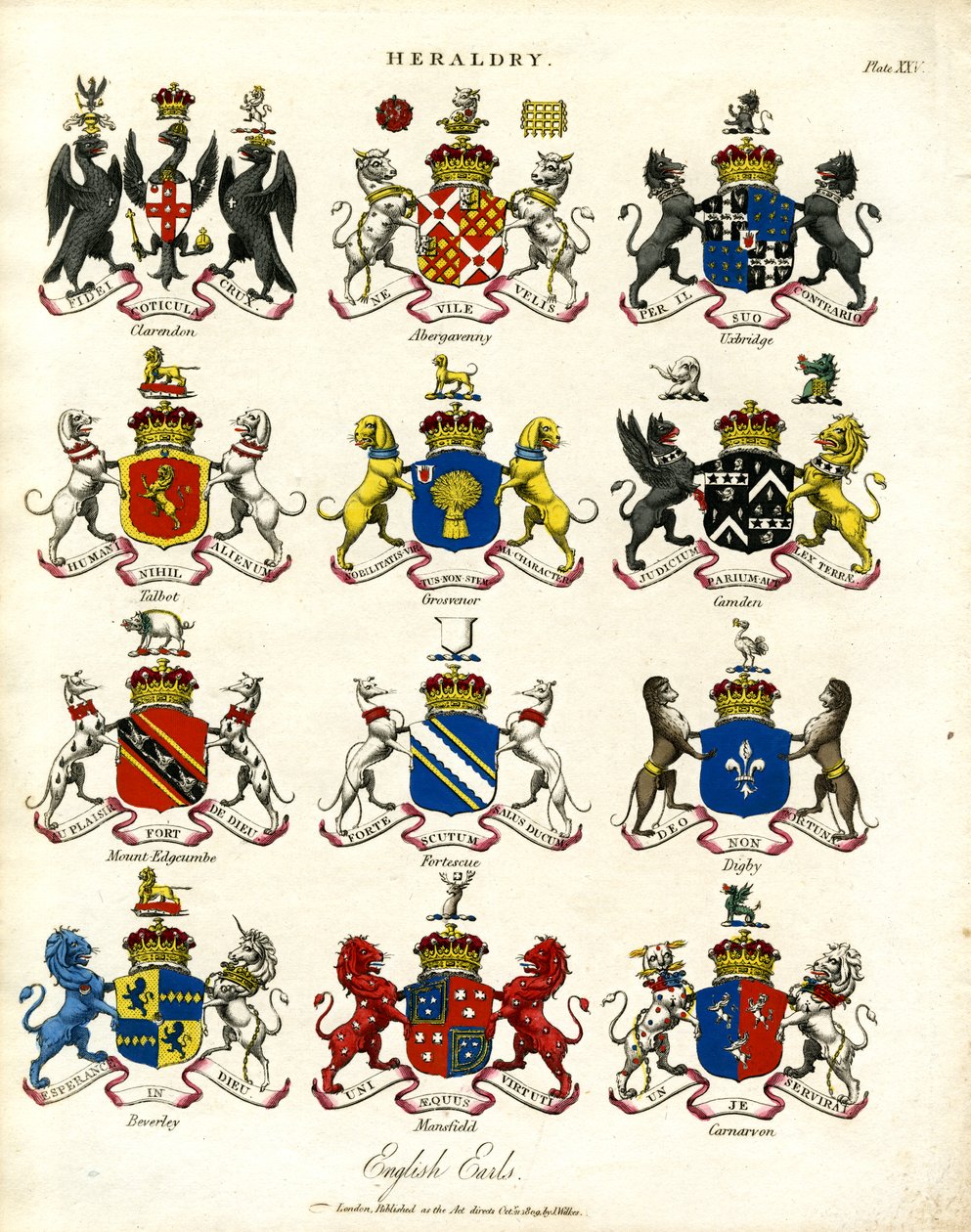 Armoiries des comtes anglais - John Pass