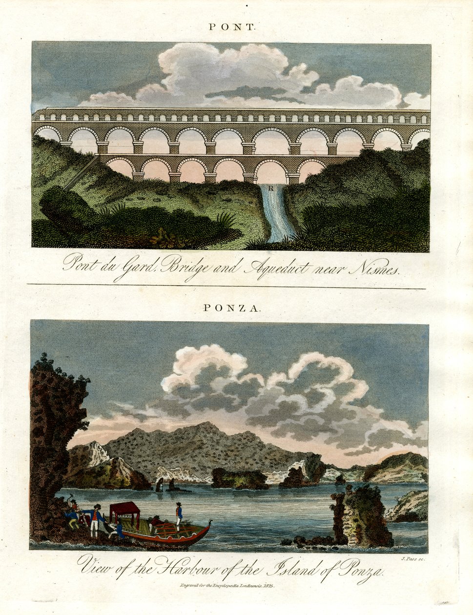 Ponts historiques - Pont du Gard et port de Ponza - John Pass