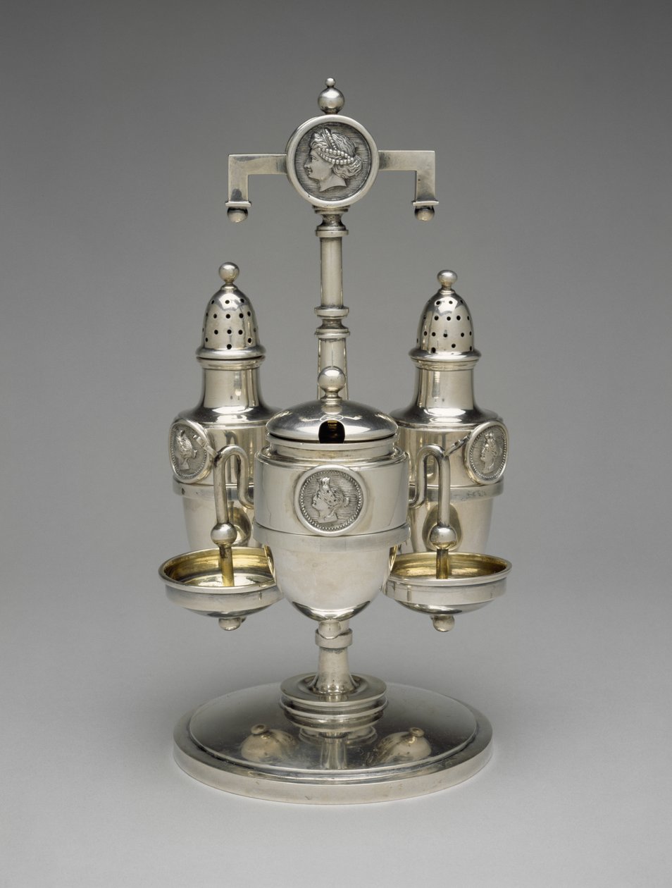 Ensemble de saupoudreuses, vers 1862-1871 - John R. (attr.to) Wendt
