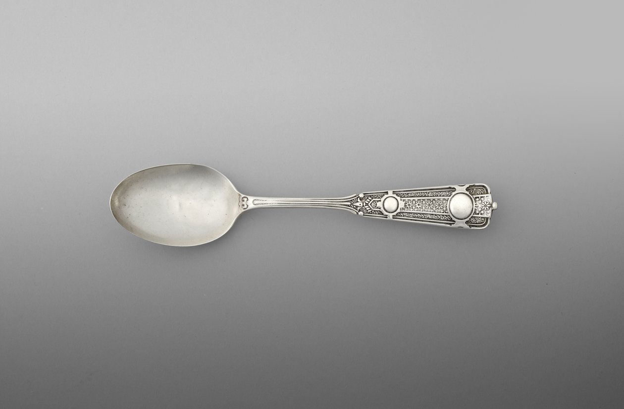 Cuillère à thé (une paire), vers 1860-90 (argent) - John R. Wendt