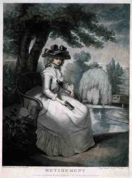 Retraite, gravé par William Ward (1766-1826), pub. par l