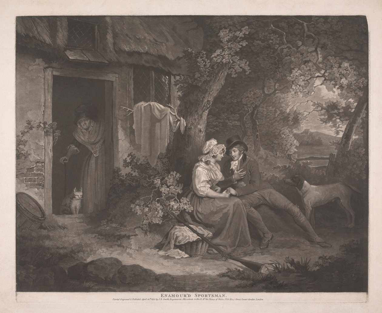 Sportif amoureux - John Raphael Smith