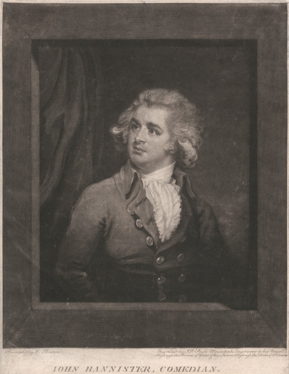 John Bannister, comédien, 1787 - John Raphael Smith