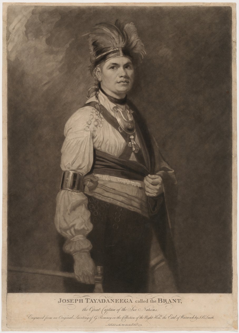 Joseph Tayadaneega dit Brant, le grand capitaine des Six Nations - John Raphael Smith