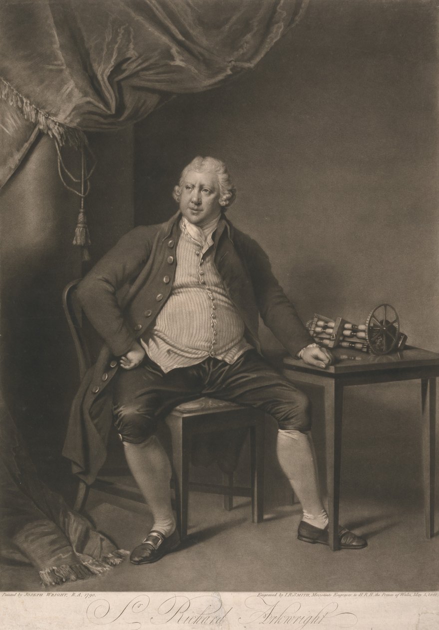 Portrait de Richard Arkwright - John Raphael Smith