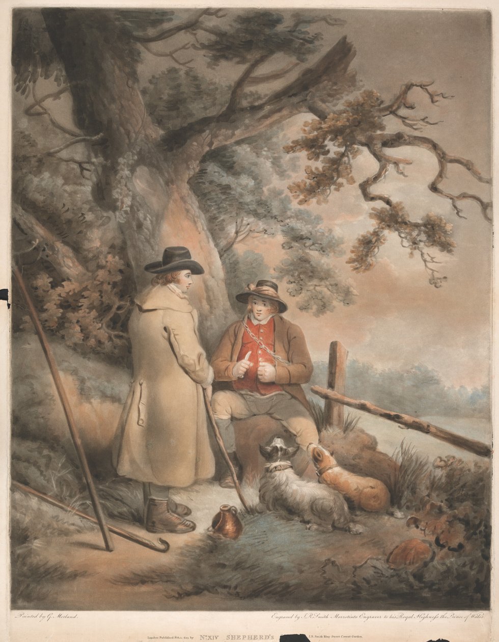 Le repas du berger - John Raphael Smith