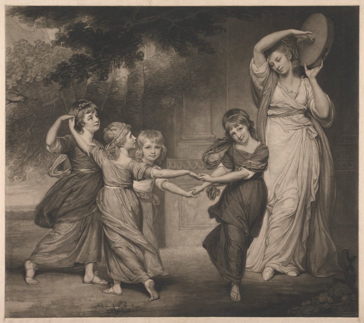 La famille Gower : Les enfants de Granville, 2e comte de Gower - John Raphael Smith