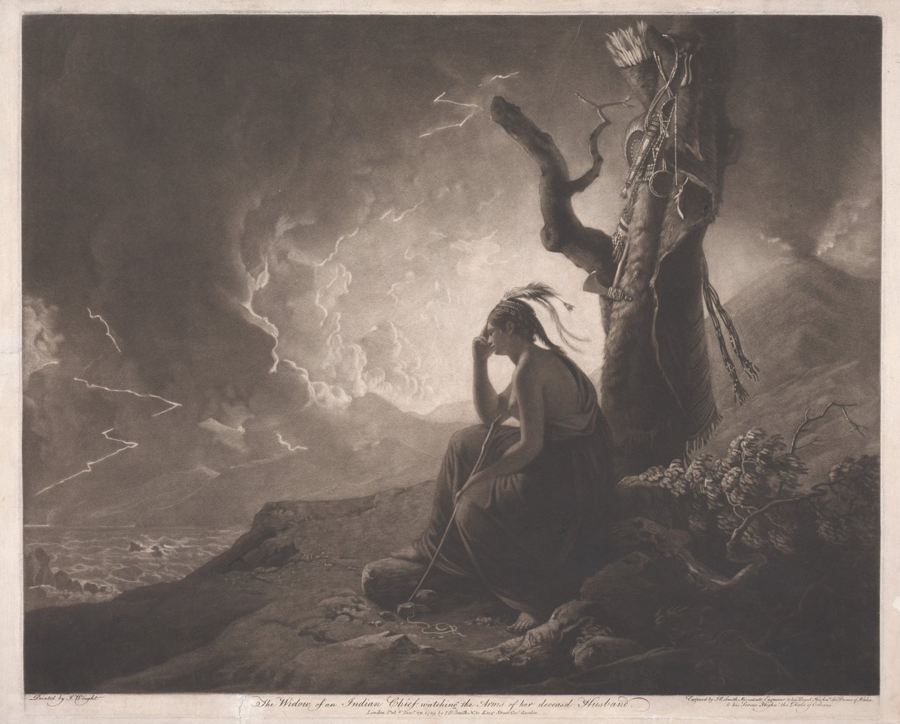La veuve indienne - John Raphael Smith