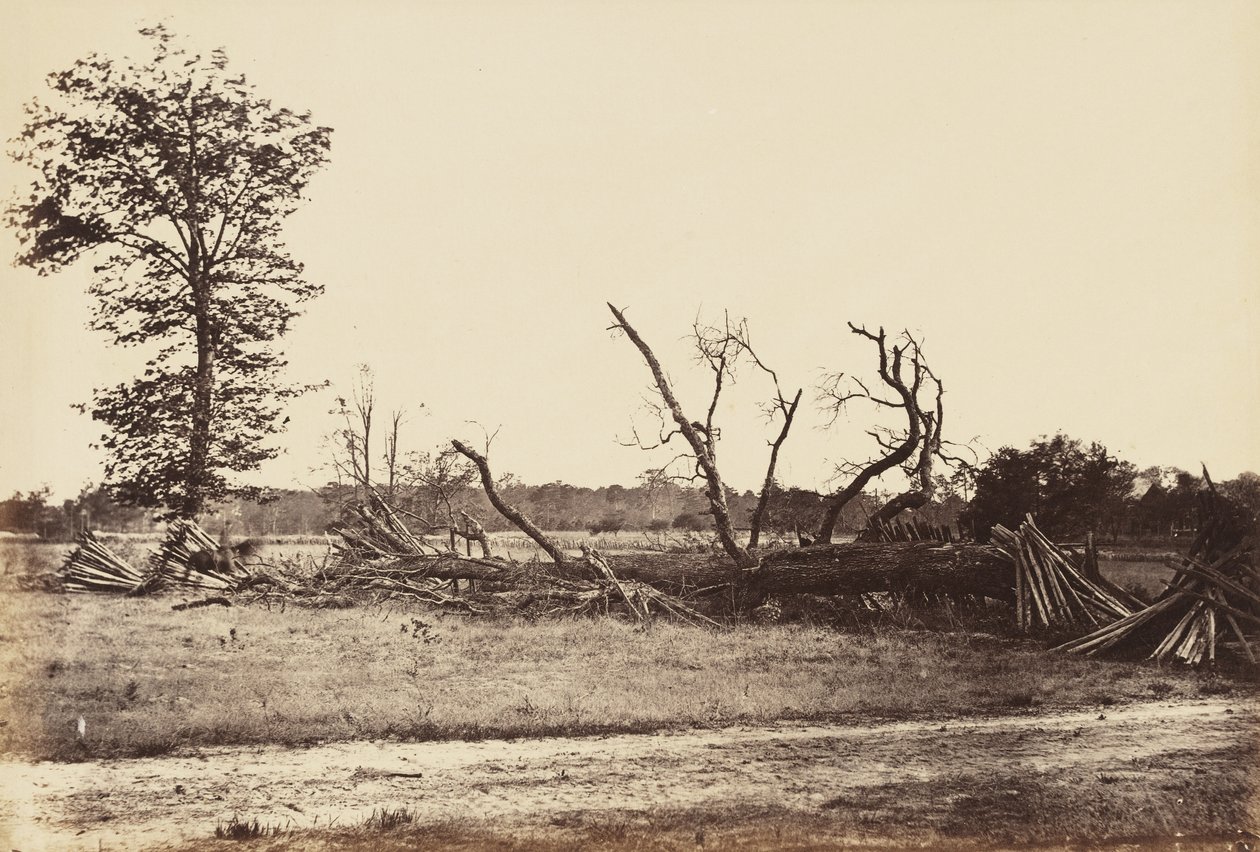 Ligne extrême des travaux confédérés, Cold Harbor, avril 1865 - John Reekie