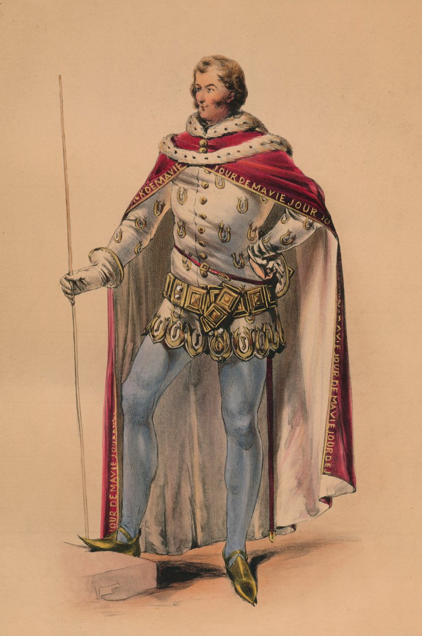 Invité en costume pour le Bal Costumé de la reine Victoria, 12 mai 1842, 1843 - John Richard Coke Smyth
