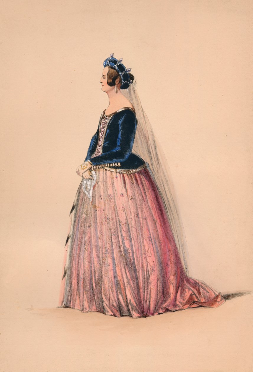 Invité en costume pour le Bal Costumé de la reine Victoria - John Richard Coke Smyth