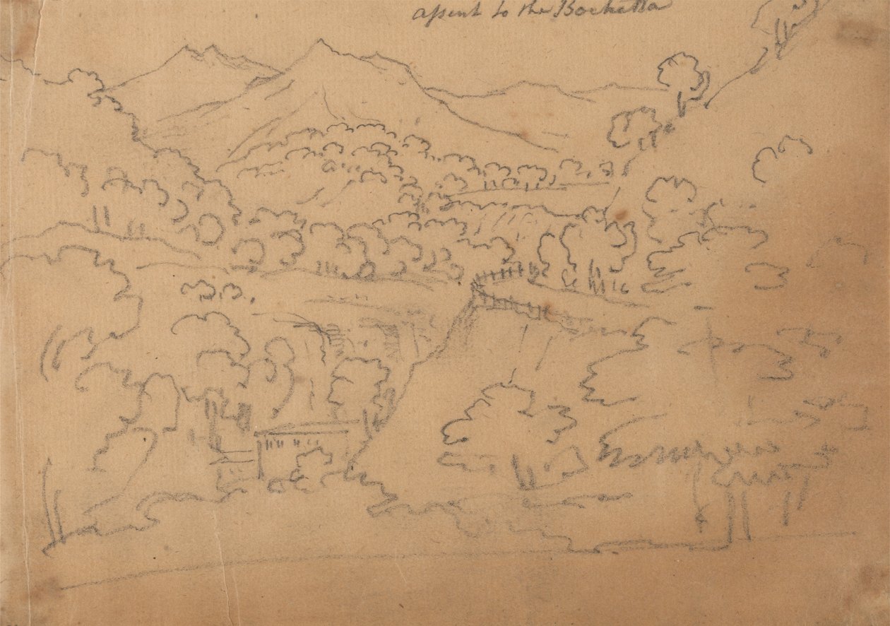 Ascension vers la Bochetta - John Robert Cozens