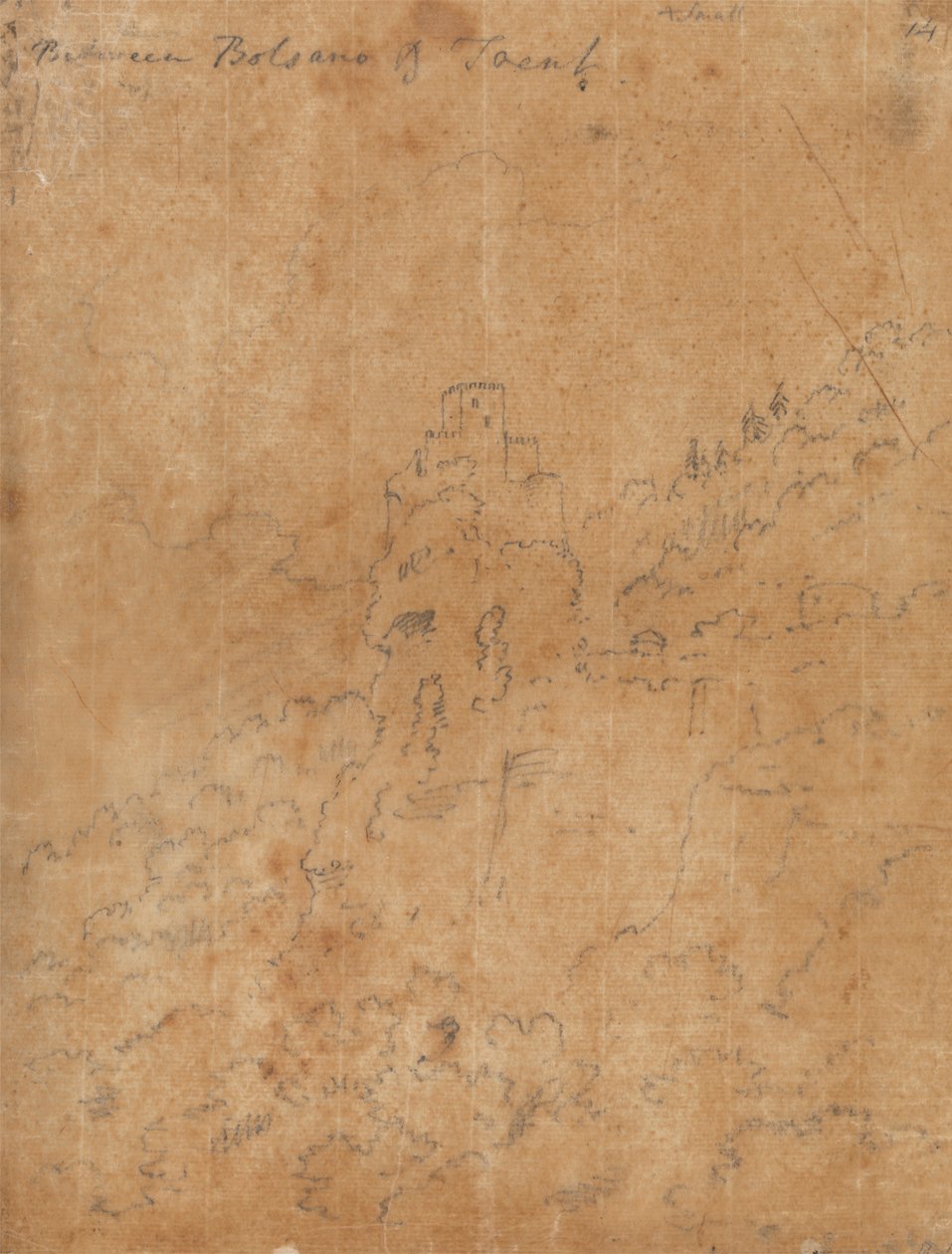 Entre Bolzano et Trente - John Robert Cozens