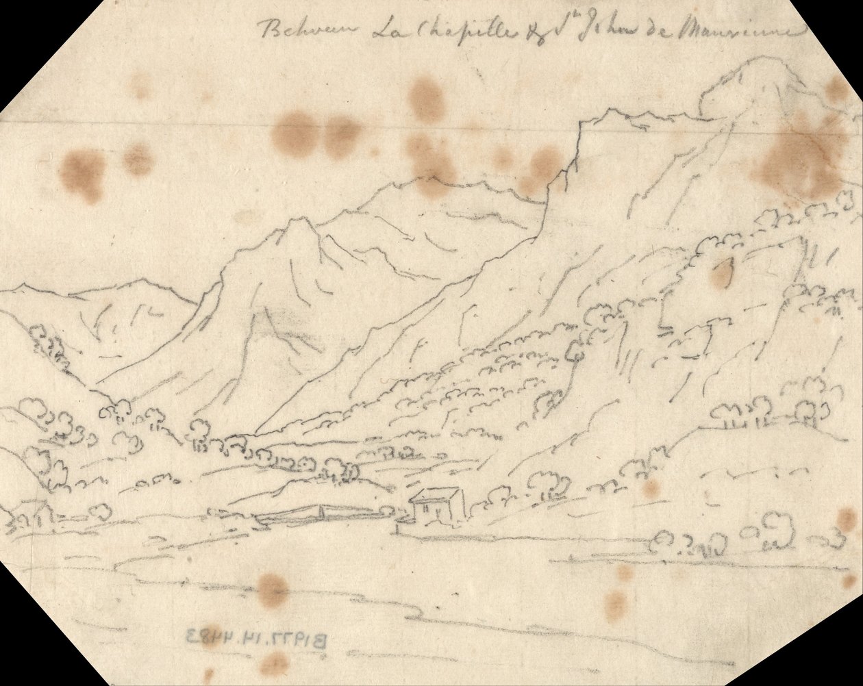 Entre La Chapelle et St. John de Maurienne - John Robert Cozens