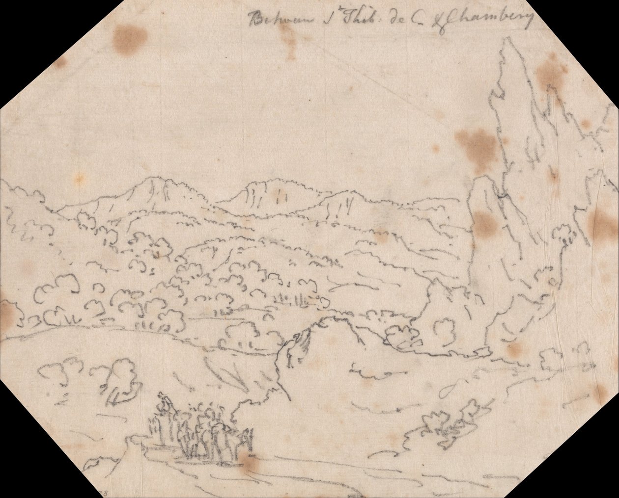 Entre Saint-Thibaud-de-Couz et Chambéry - John Robert Cozens