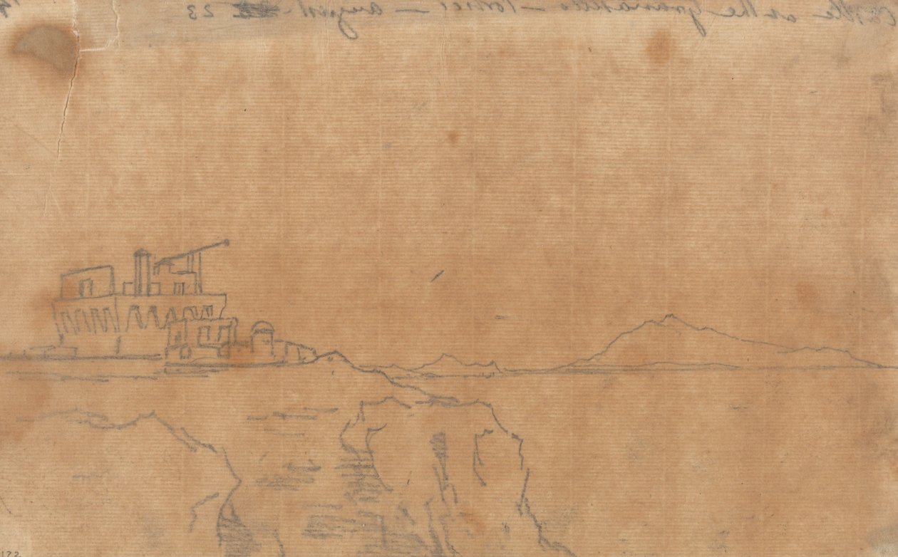 Château du Granatello, Portici, 23 août - John Robert Cozens