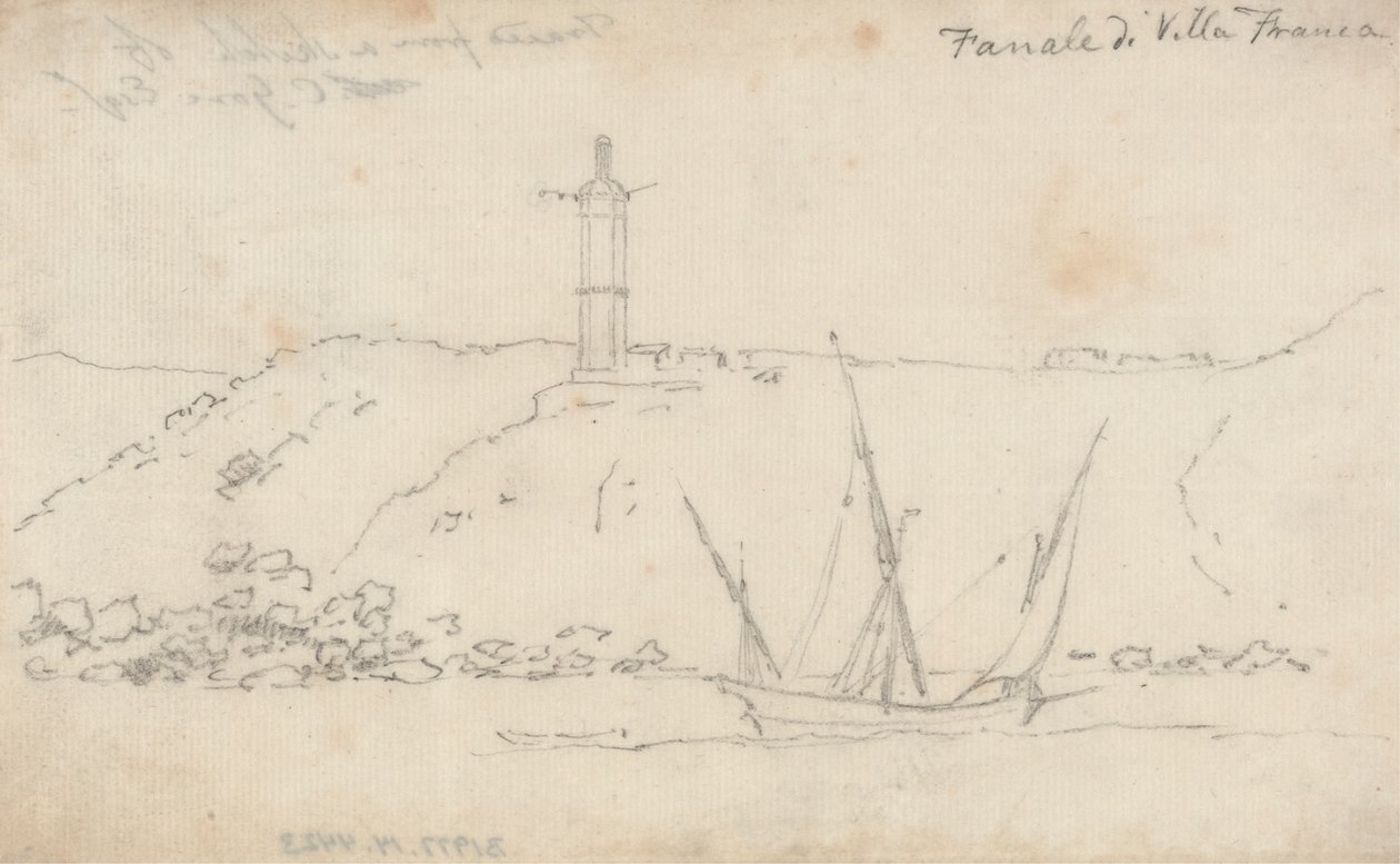 Fanale di villa Franca - John Robert Cozens