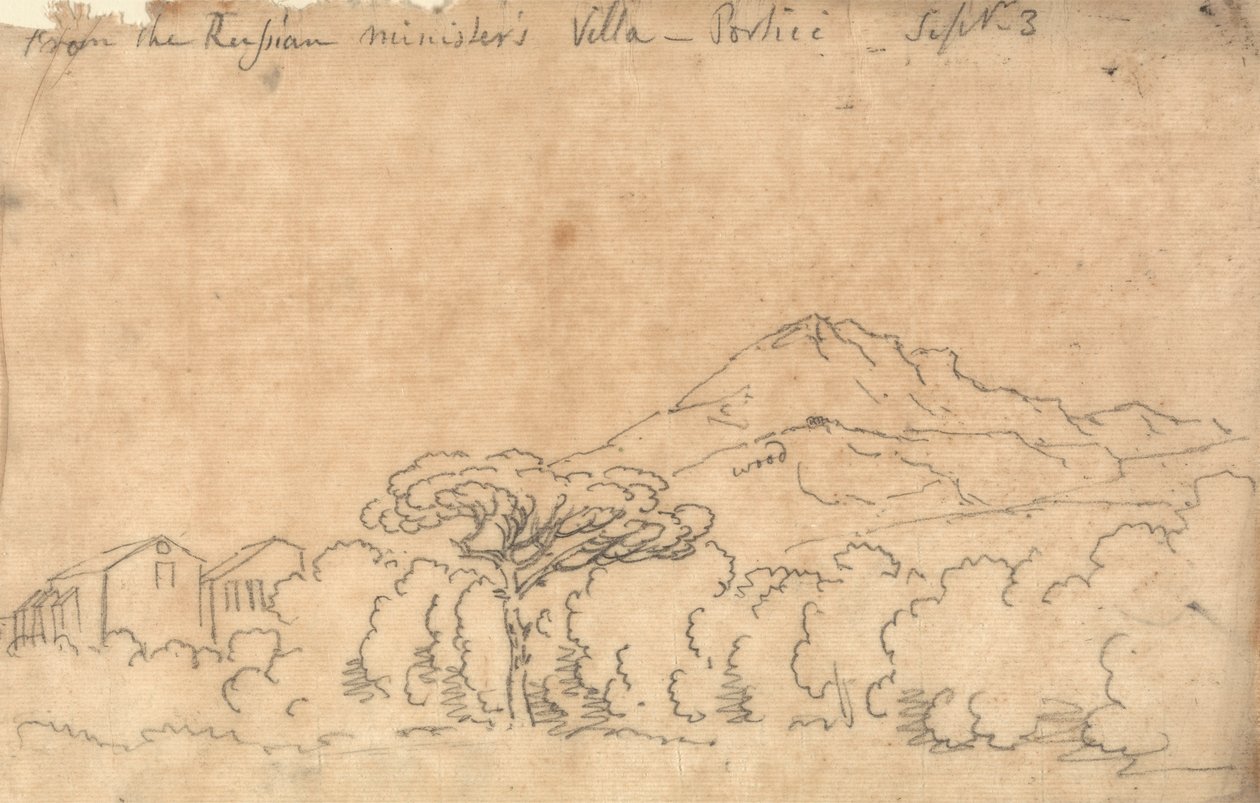 Du palais de Portici, 7 septembre - John Robert Cozens