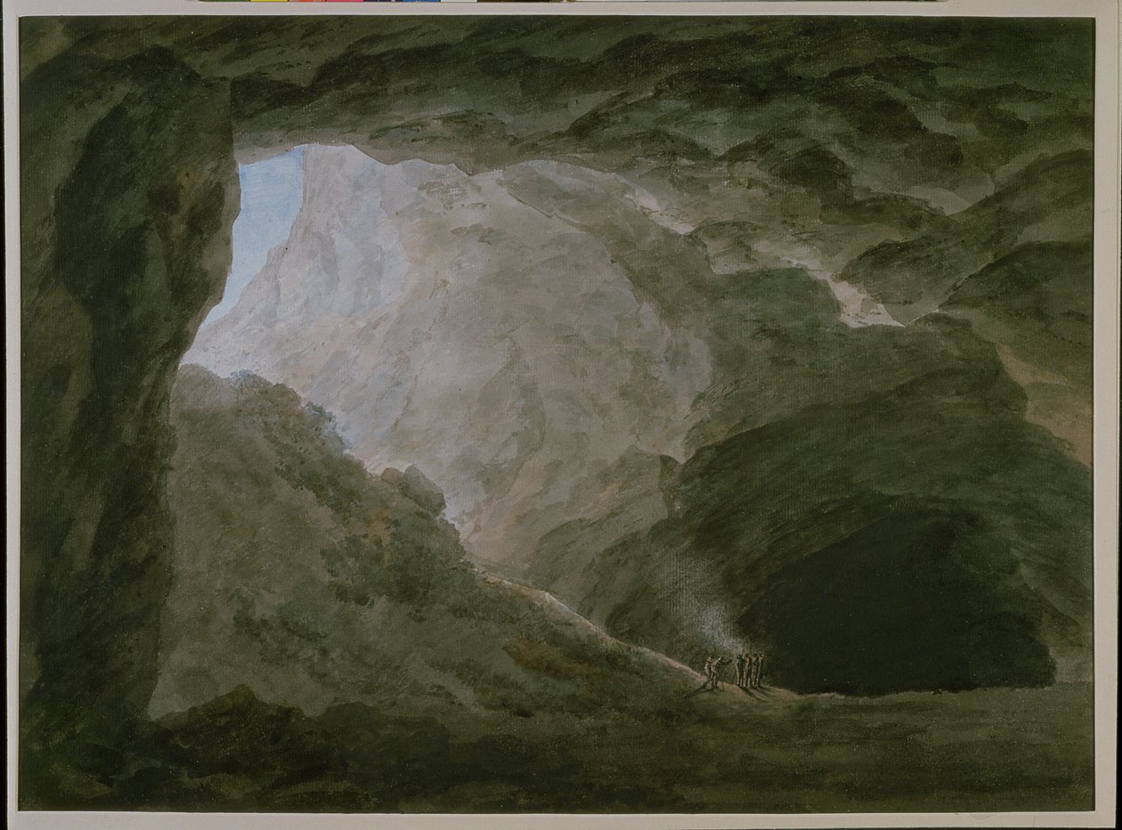 Grotte dans la Campagne - John Robert Cozens