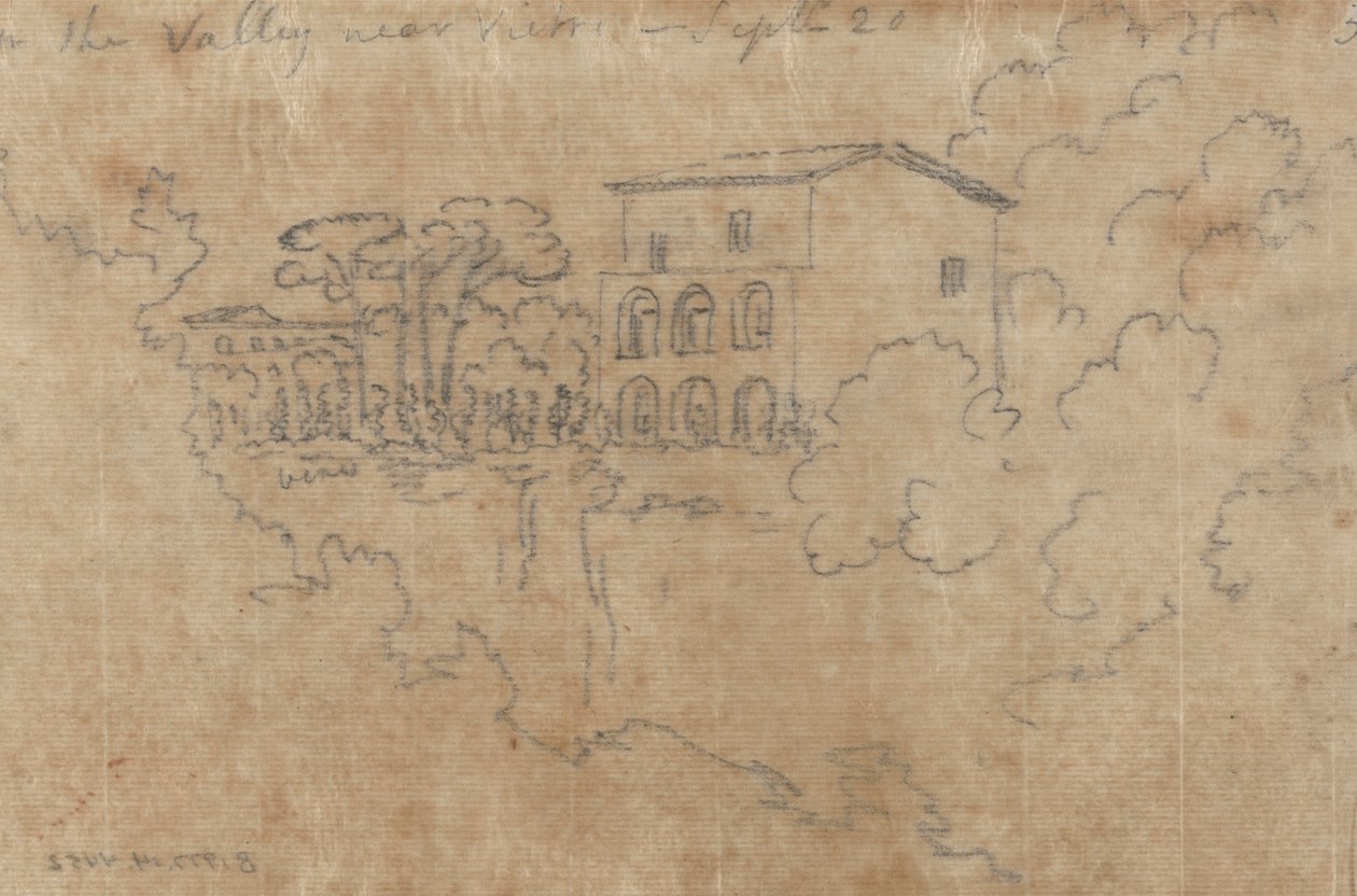 Dans la vallée près de Vietri, 20 septembre - John Robert Cozens