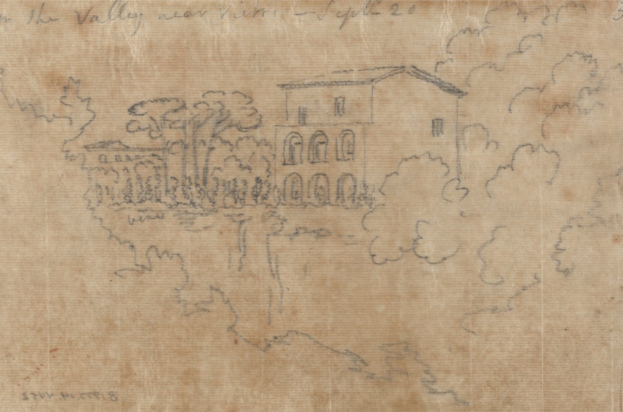 Dans la vallée près de Vietri, le 20 septembre - John Robert Cozens