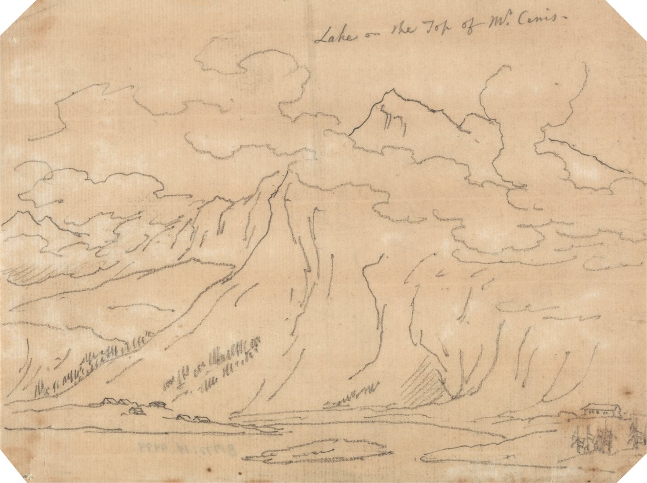 Lac au sommet du Mont Cenis - John Robert Cozens
