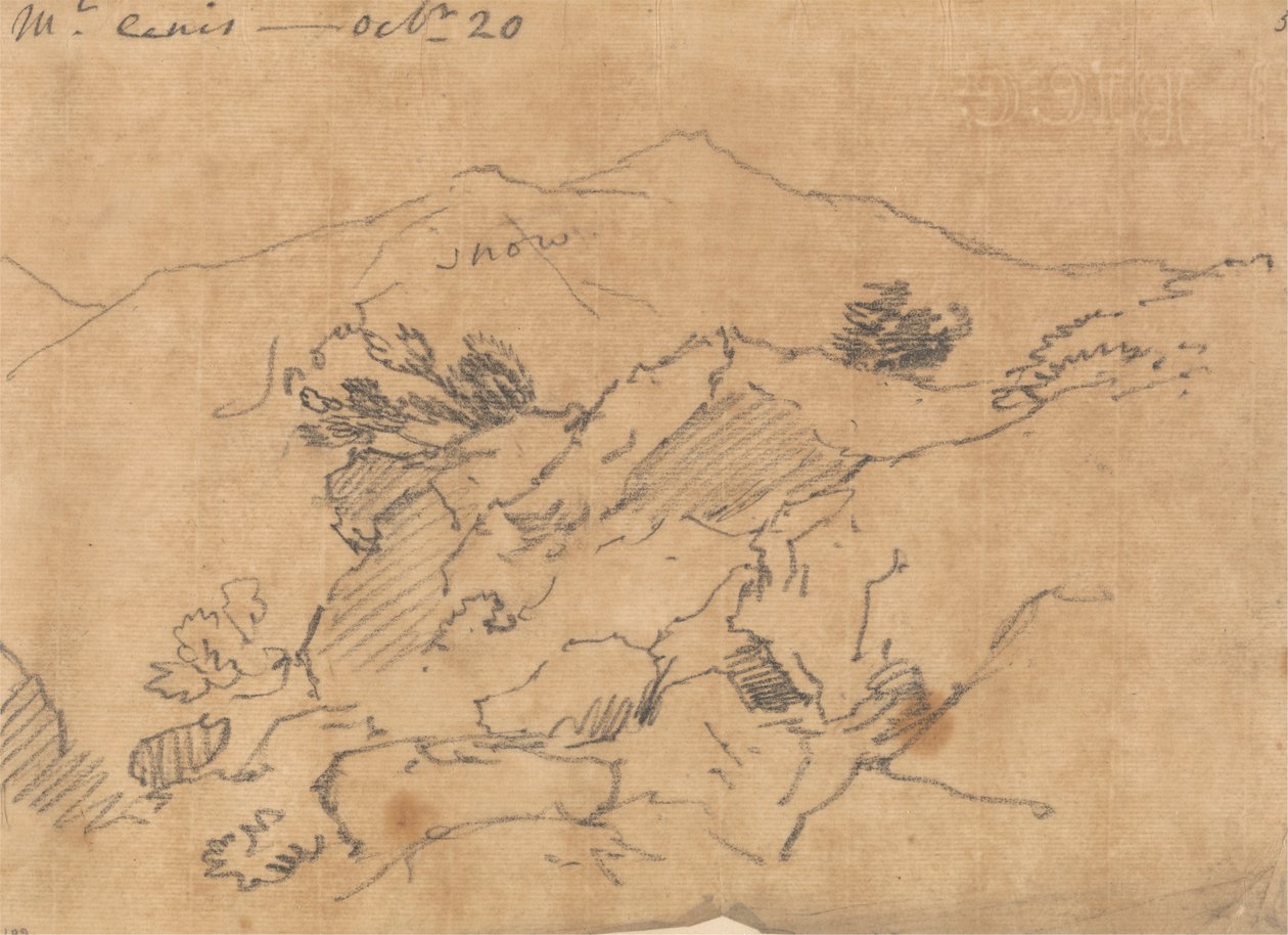 Mont Cenis, 20 octobre - John Robert Cozens