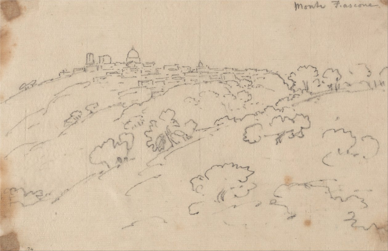 Monte Fiascone - John Robert Cozens