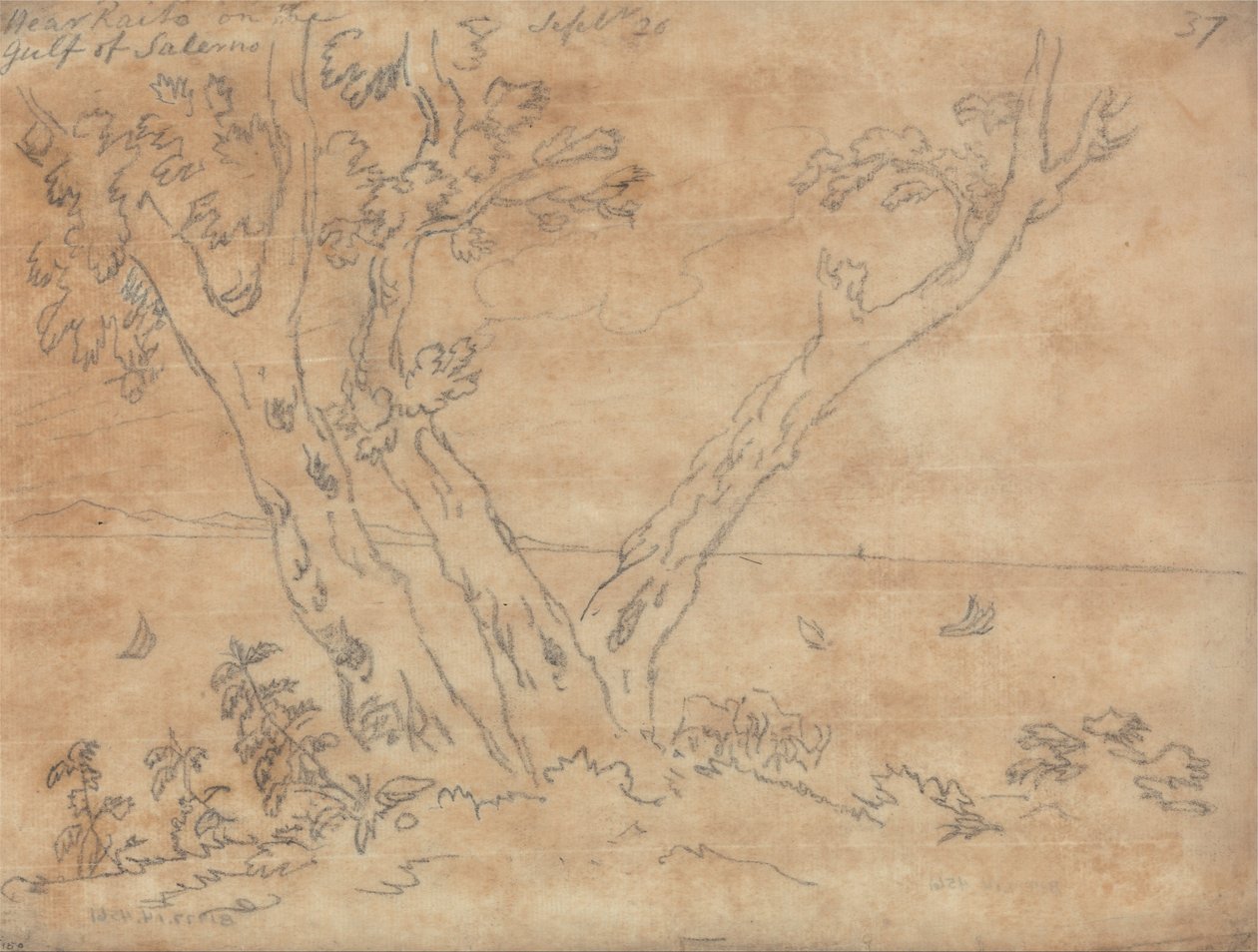 Près de Raito, dans le golfe de Salerne - John Robert Cozens