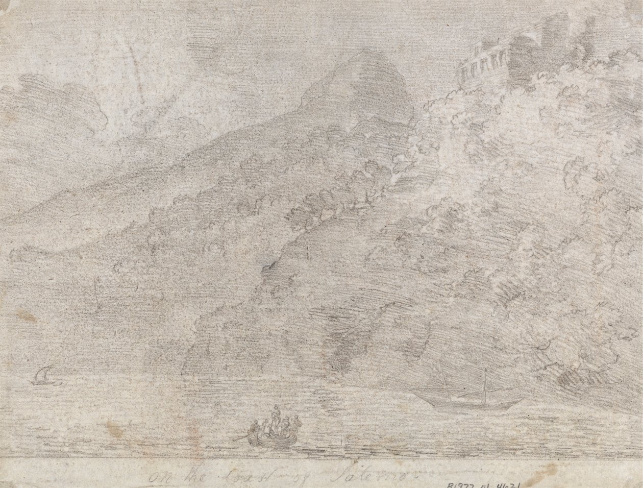 Sur la côte de Salerne - John Robert Cozens
