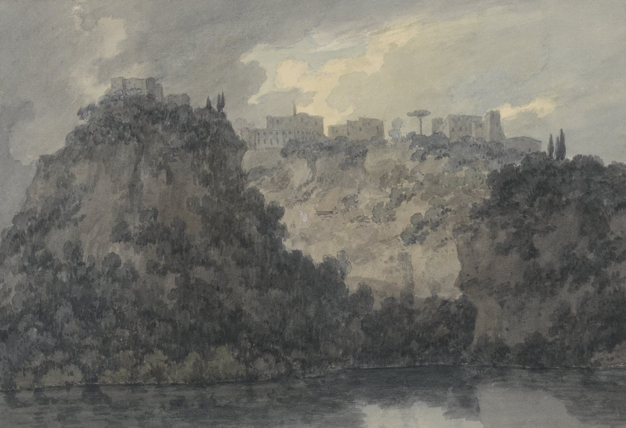Sur le lac de Nemi - John Robert Cozens