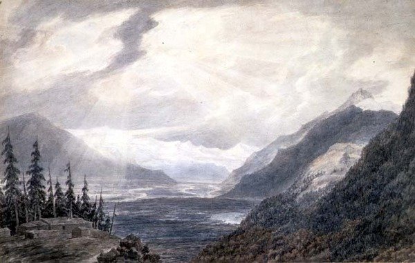 Pays de Valais, près du lac de Genève, vers 1776 - John Robert Cozens