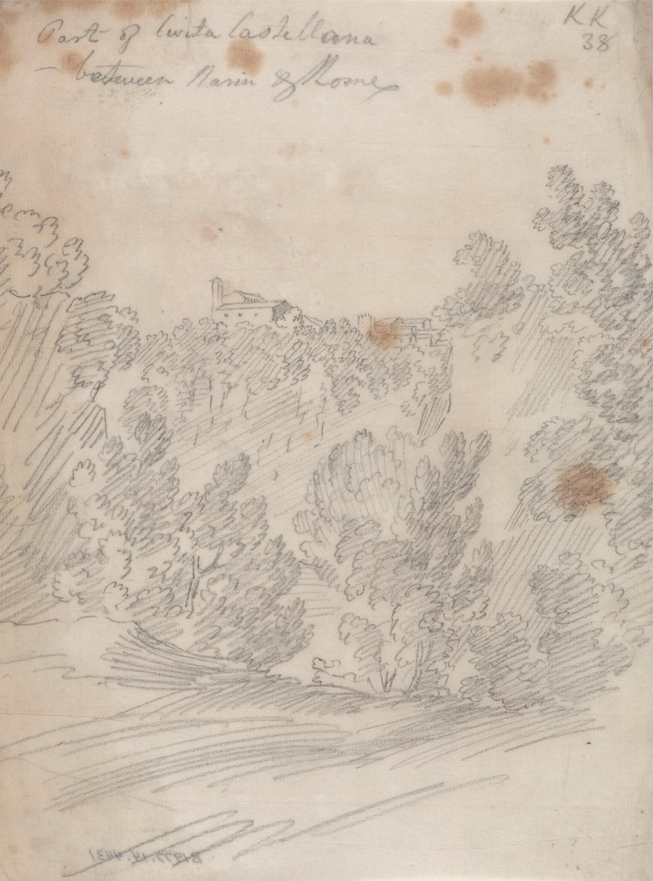 Partie de Civita Castellana, entre Narni et Rome - John Robert Cozens