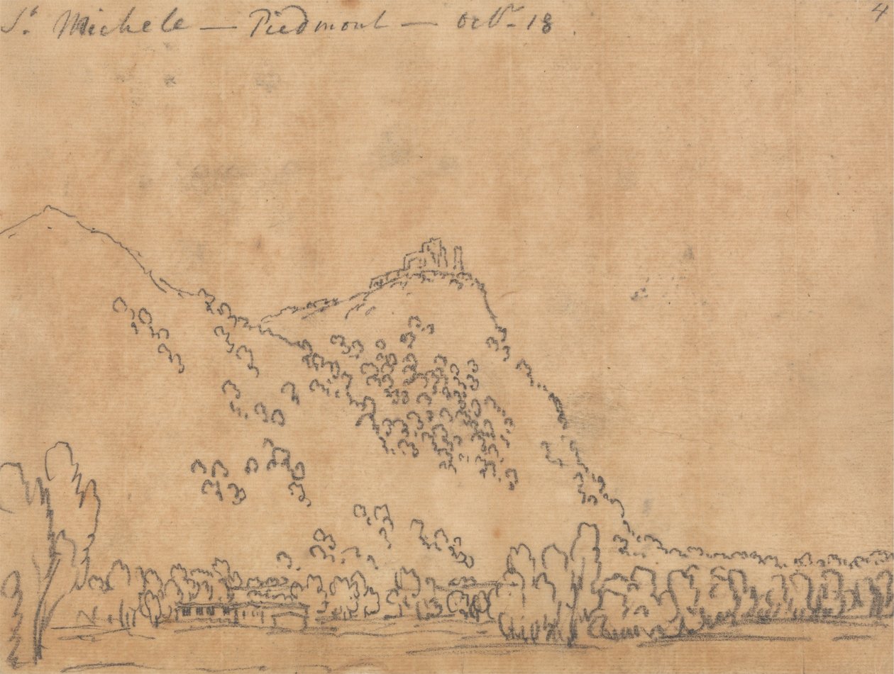Saint Michele, Piémont, 18 octobre - John Robert Cozens