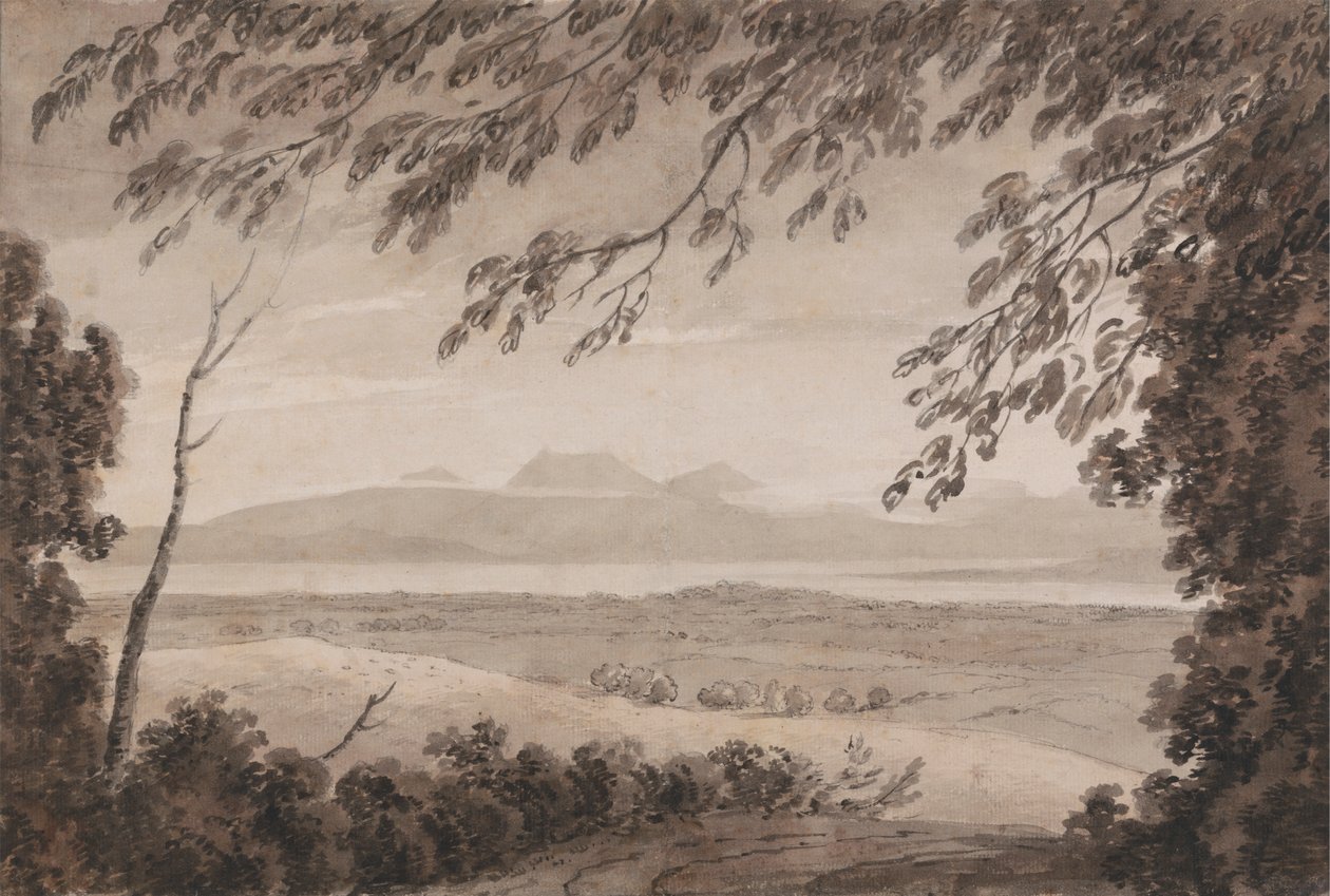 Le Lac de Genève depuis le canton de Berne - John Robert Cozens