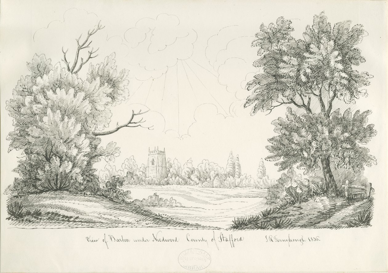 Village de Barton under Needwood - John Robert Fernyhough