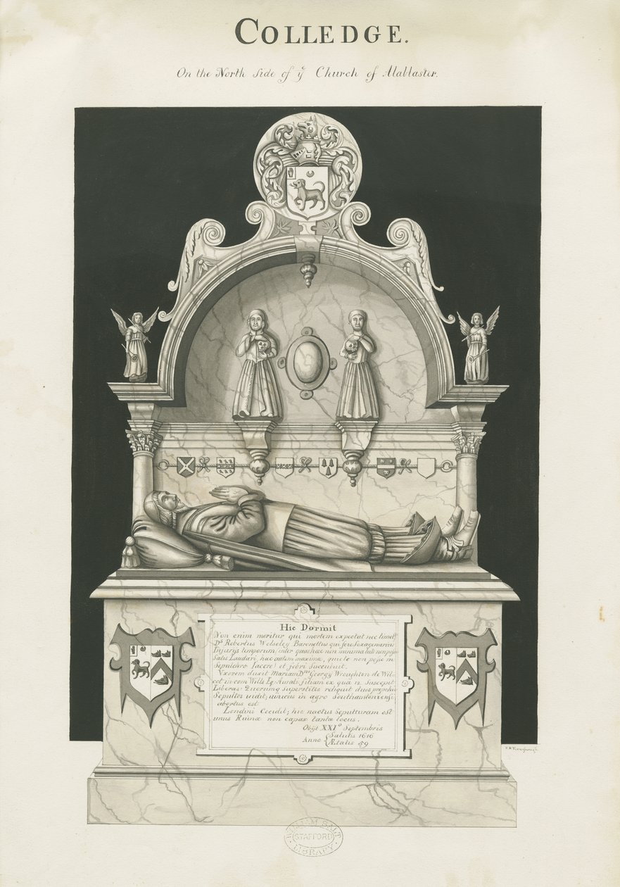 Colwich - Tombe de Robert Wolseley - John Robert Fernyhough