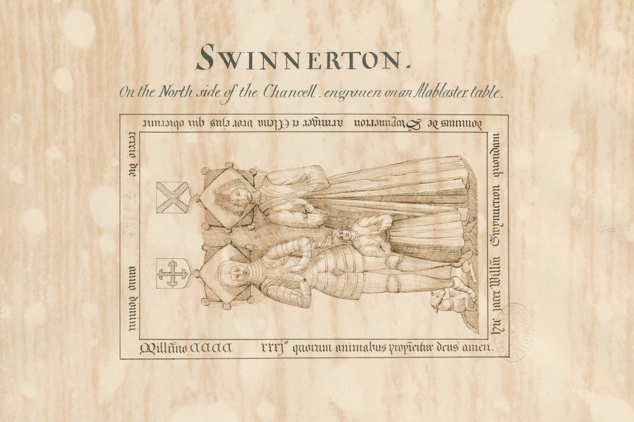 Église de Swynnerton - Monument à William Swynnerton - John Robert Fernyhough