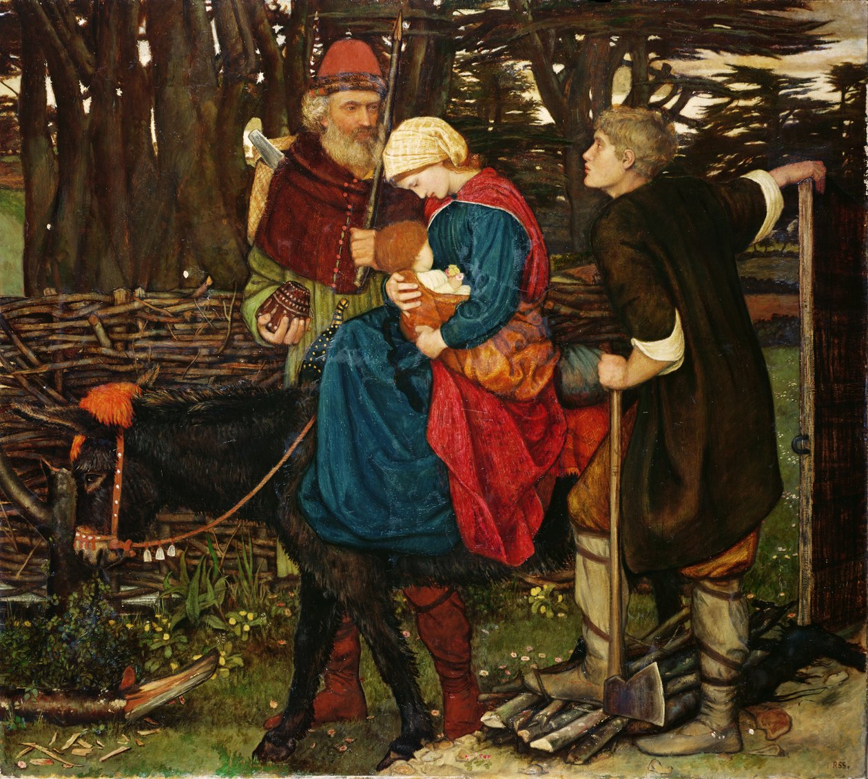 La Sainte Famille - John Roddam Spencer Stanhope